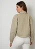 Threadbare Soft Green Cinzia Lightweight Cotton Twill Utility Jacket - 14 Image 2