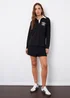 Threadbare Black Apollo Paris Embroidery Rugby Shirt - Size 10 Image 4
