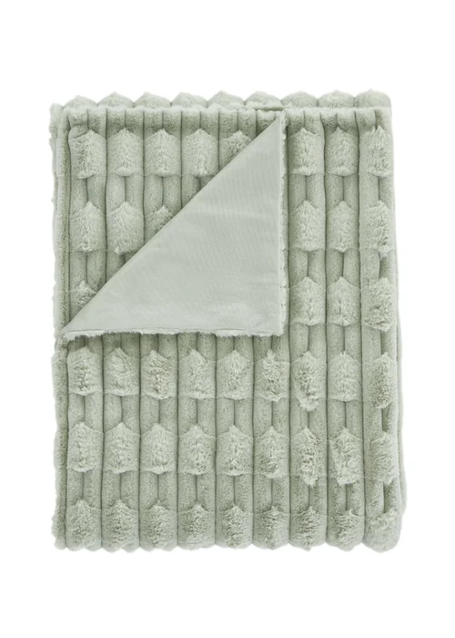 Bianca Fine Linens So Soft Carved Faux Fur Blanket Throw (150x200 cm) - One Size Image 5