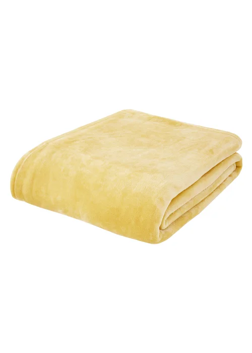 Catherine Lansfield Extra Large Raschel Velvet Touch Blanket Throw (200x240cm) - One Size Image 3