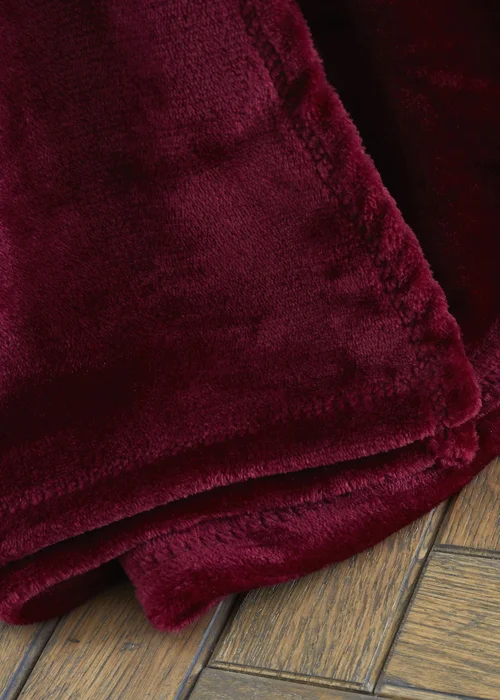 Catherine Lansfield Extra Large Raschel Velvet Touch Blanket Throw (200x240cm) - One Size Image 3