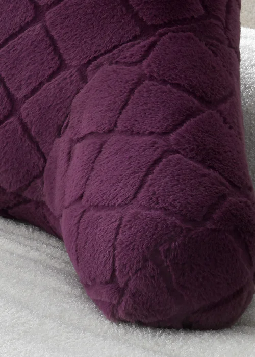 Catherine Lansfield Diamond High Back Cuddle Cushion Back Rest (74x97cm) - One Size Image 3