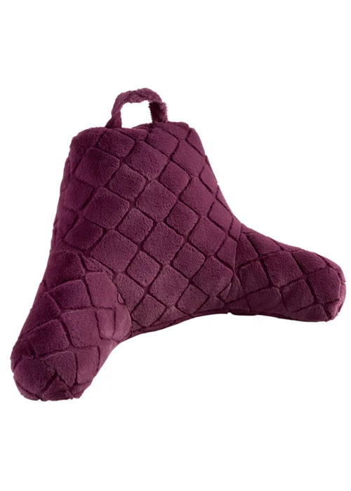 Catherine Lansfield Diamond High Back Cuddle Cushion Back Rest (74x97cm) - One Size Image 1