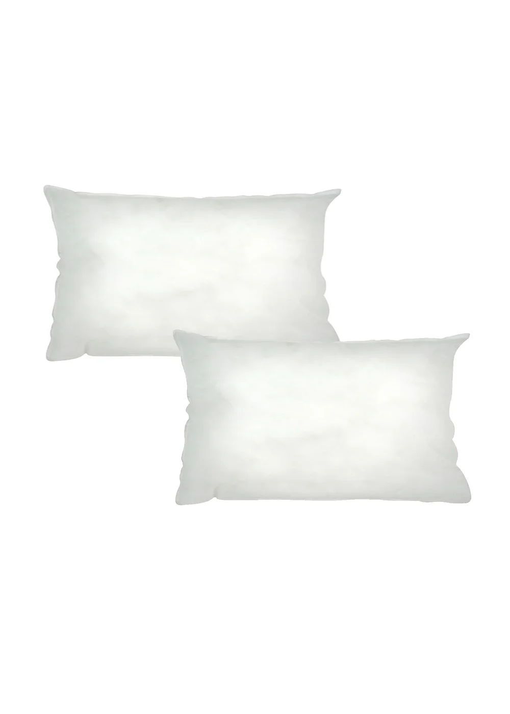 Riva Home Polyester Cushion Pad 2 Pack (45X45) - 30 x 50cm Image 1