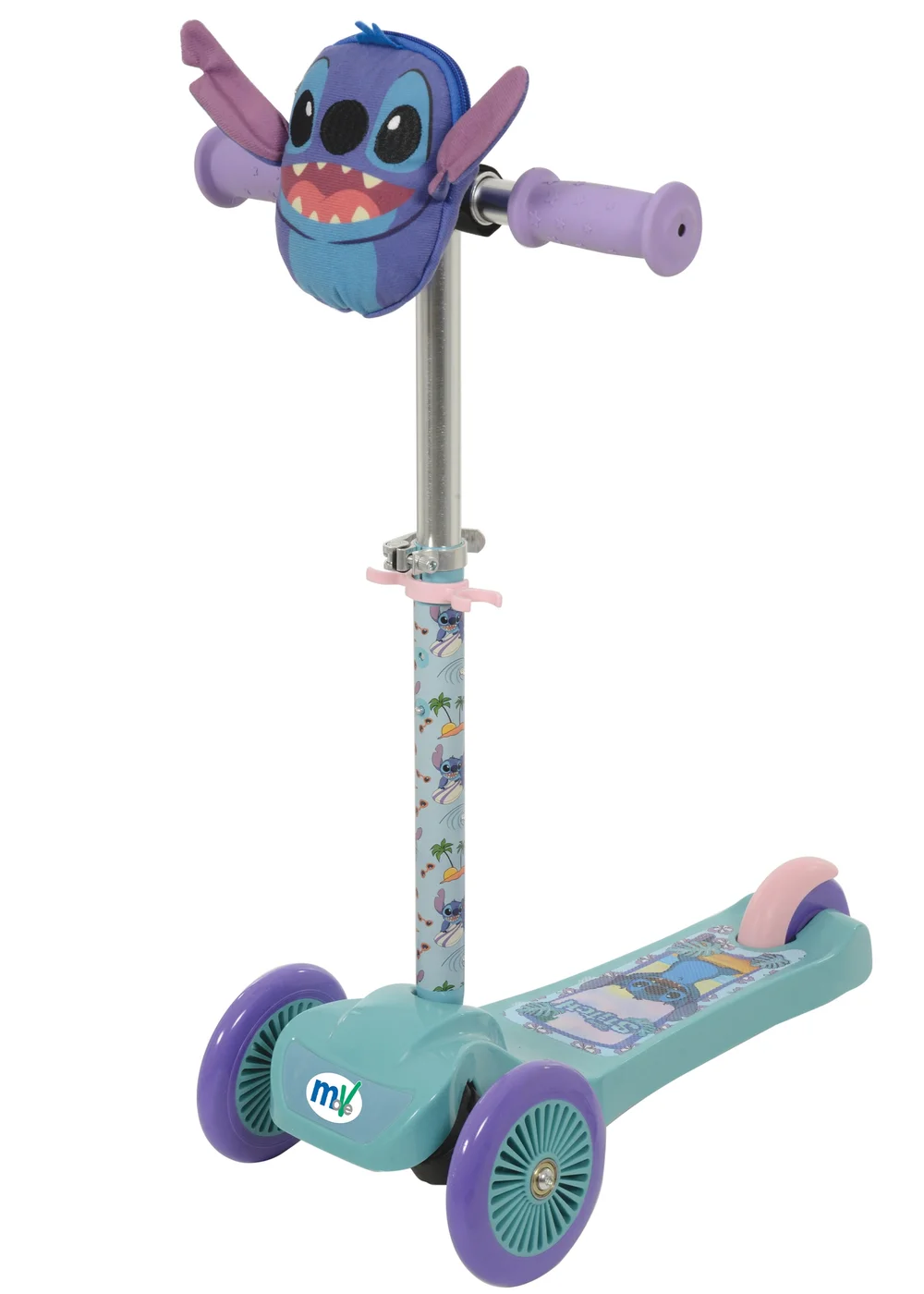 Disney Stitch Mini Go Tilt Scooter with Squishle - One Size Image 1