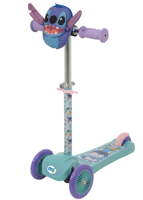 Disney Stitch Mini Go Tilt Scooter with Squishle - One Size Image 1