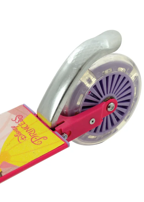 Disney Princess Folding Inline Scooter With Light Up Wheels - One Size Image 6