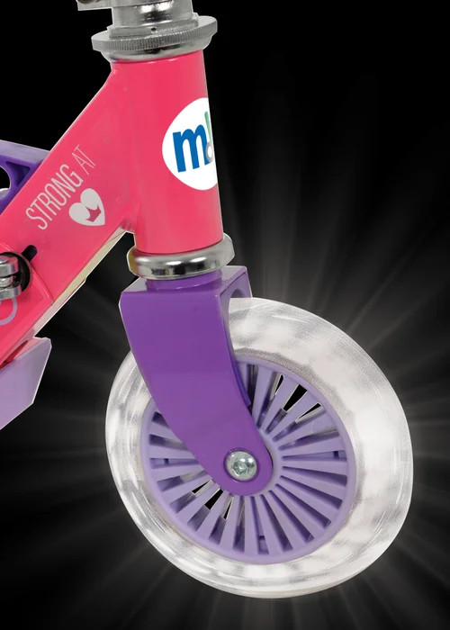 Disney Princess Folding Inline Scooter With Light Up Wheels - One Size Image 3