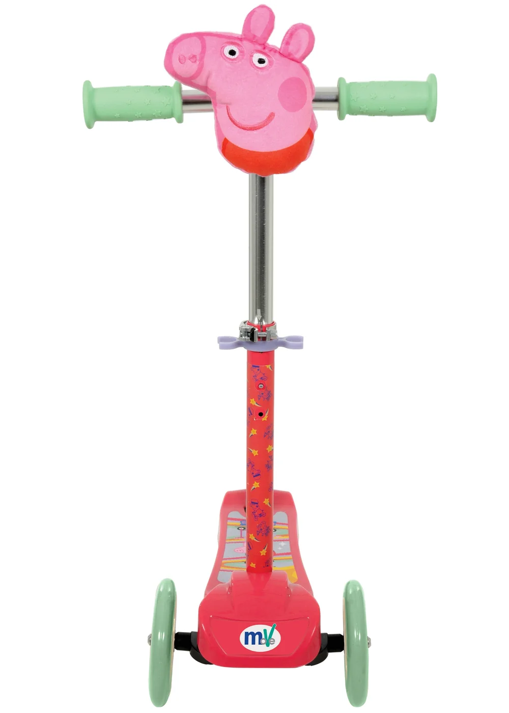 Peppa Pig Mini Go Tilt Scooter With Squishle - One Size Image 5