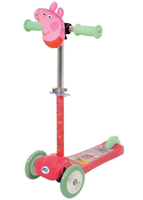 Peppa Pig Mini Go Tilt Scooter With Squishle - One Size Image 1