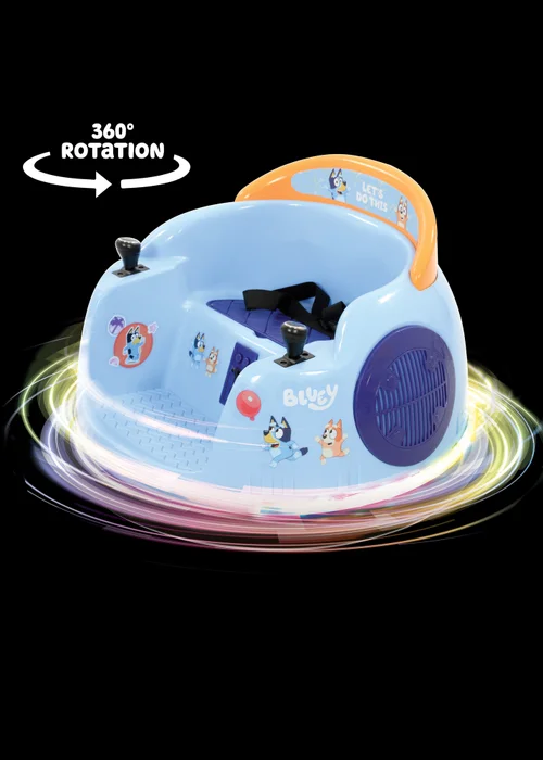 Bluey Electric Bumper Car Ride On - One Size Image 2