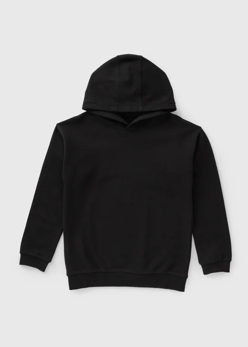 Boys Black Basic Hoodie (7-15yrs) - 7 Yrs Image 1