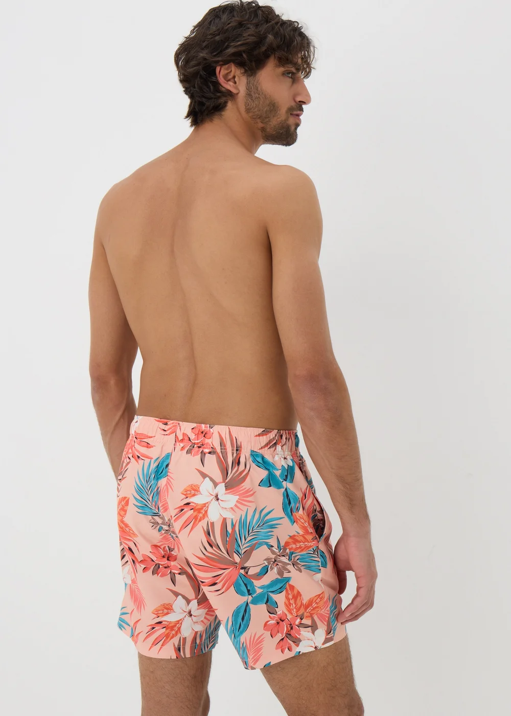Coral Tropical Swim Shorts - S Image 2