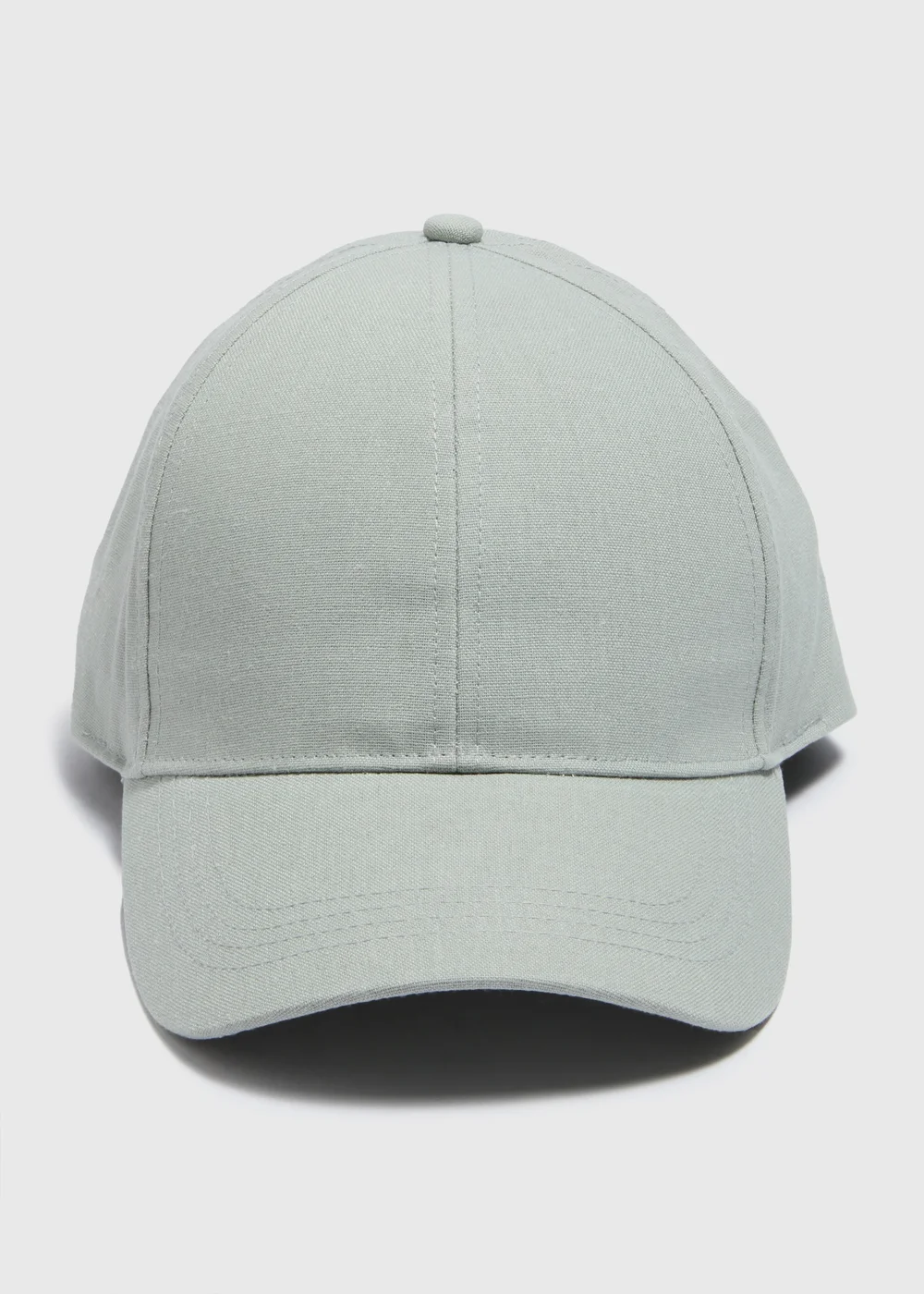 Green Linen Blend Cap - One Size Image 1