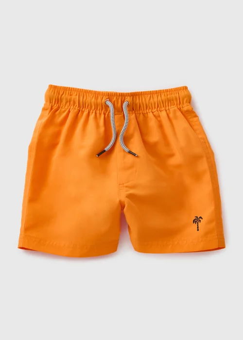 Boys Orange Swim Shorts (1-7yrs) - 1-1.5 Yrs Image 1
