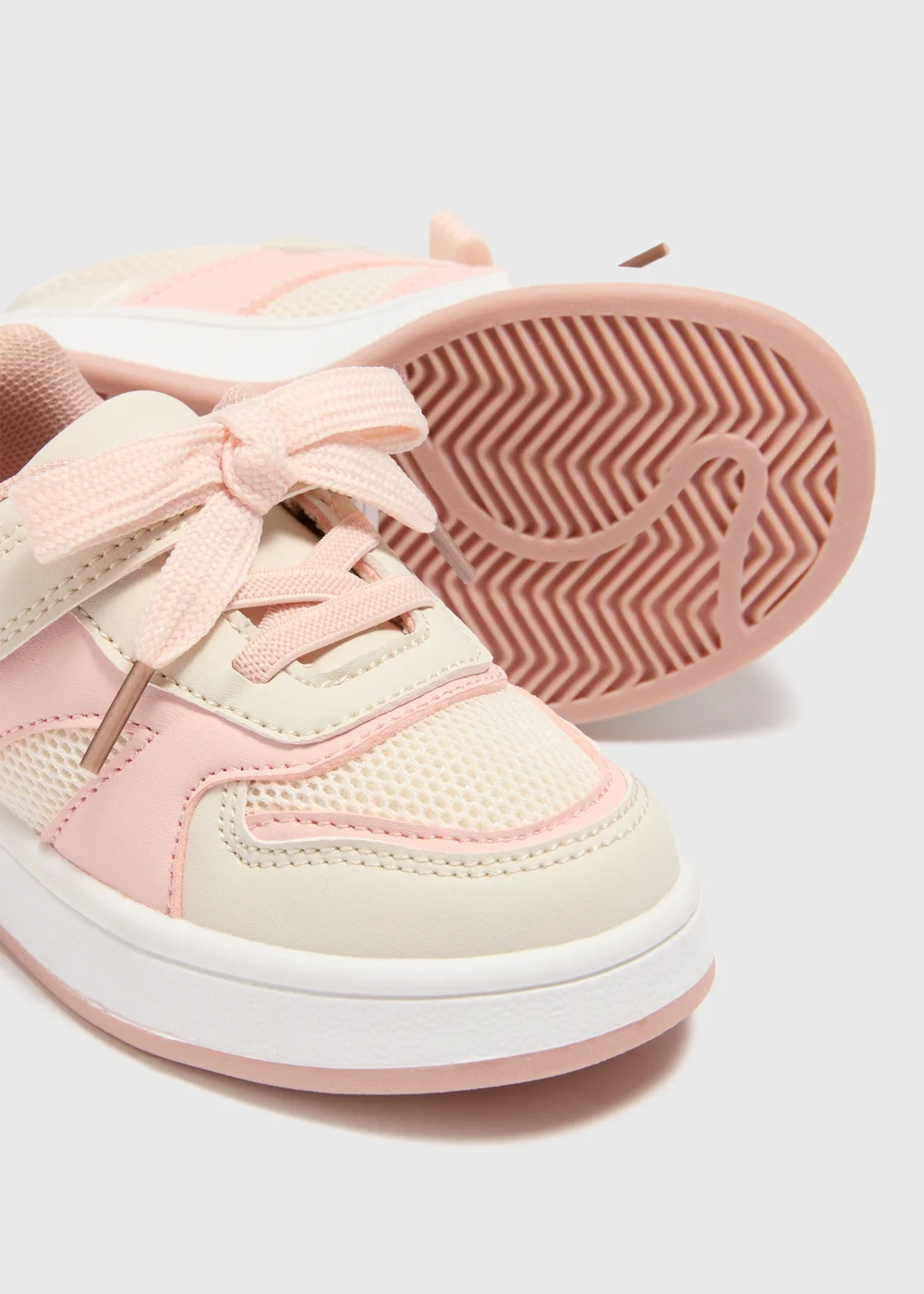 Girls Pink Fashion Trainers (Younger 4-12) - Size 4 Infants Image 2