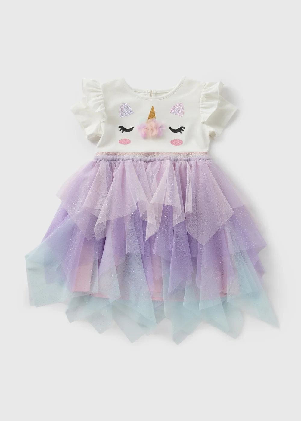 Kids Lilac Unicorn Tutu Dress - 1-1.5 Yrs Image 1
