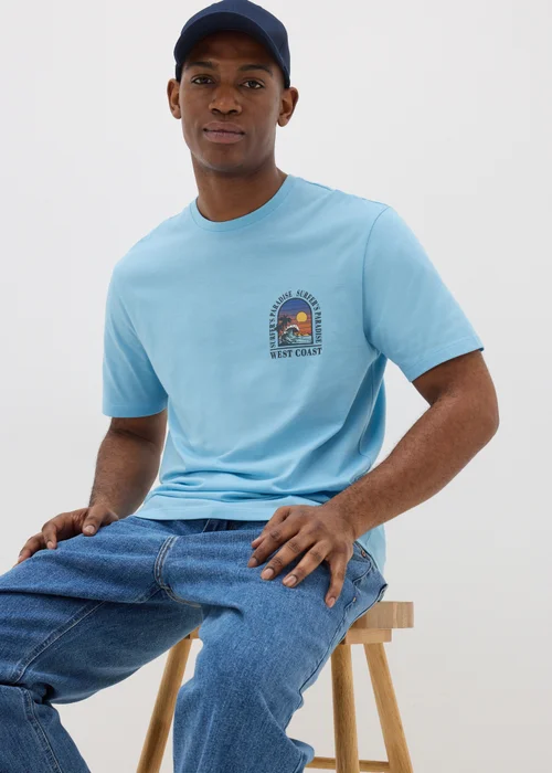 Blue Beach T-Shirt - S Image 2