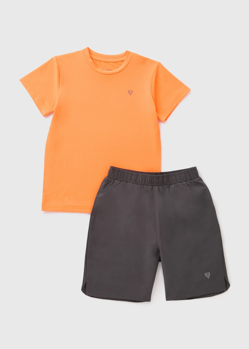 Boys Orange Sports Top & Shorts Set (3-7yrs) - 3-4 Yrs Image 1