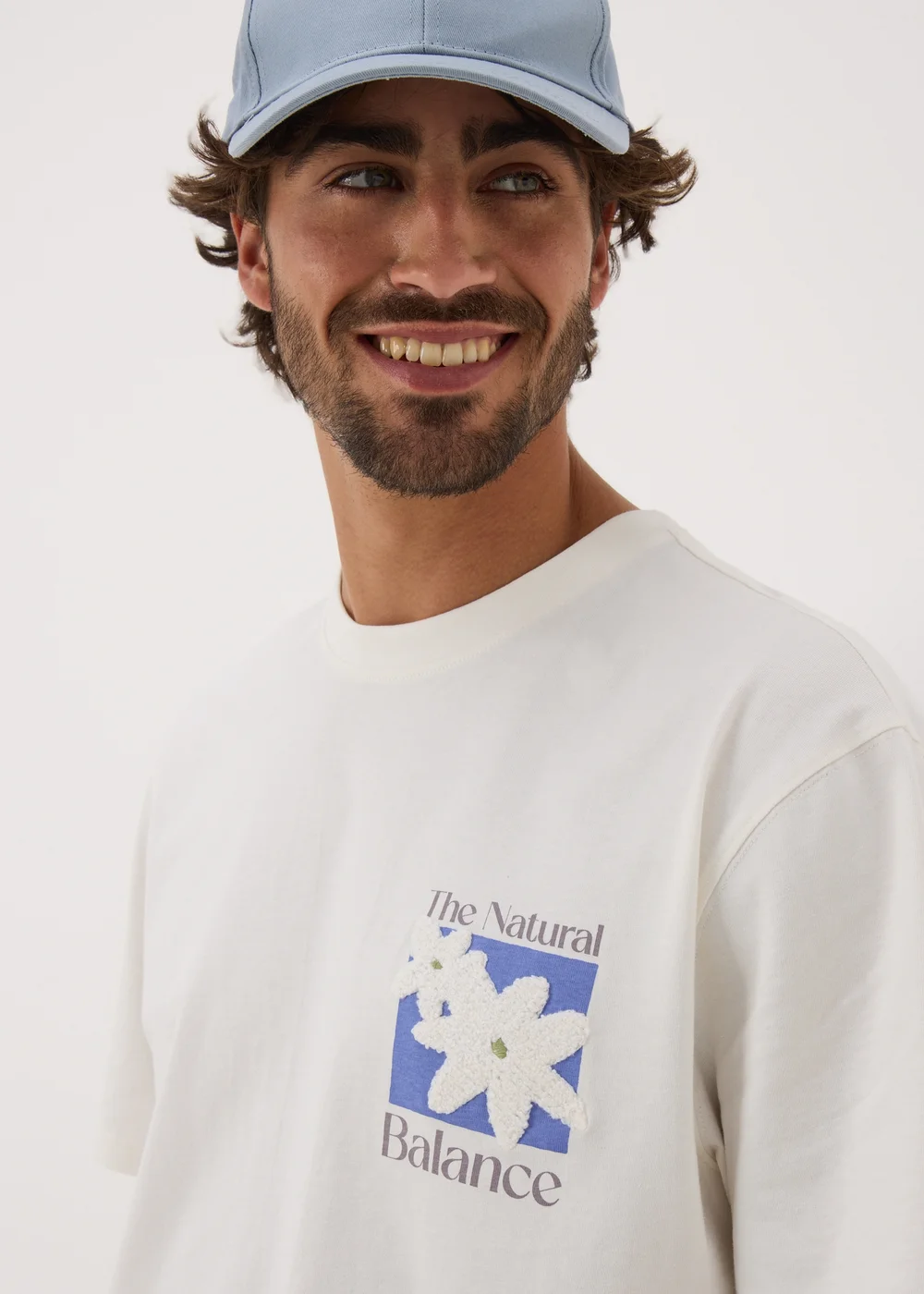 Ecru Natural Balance Boucle T-Shirt - S Image 1