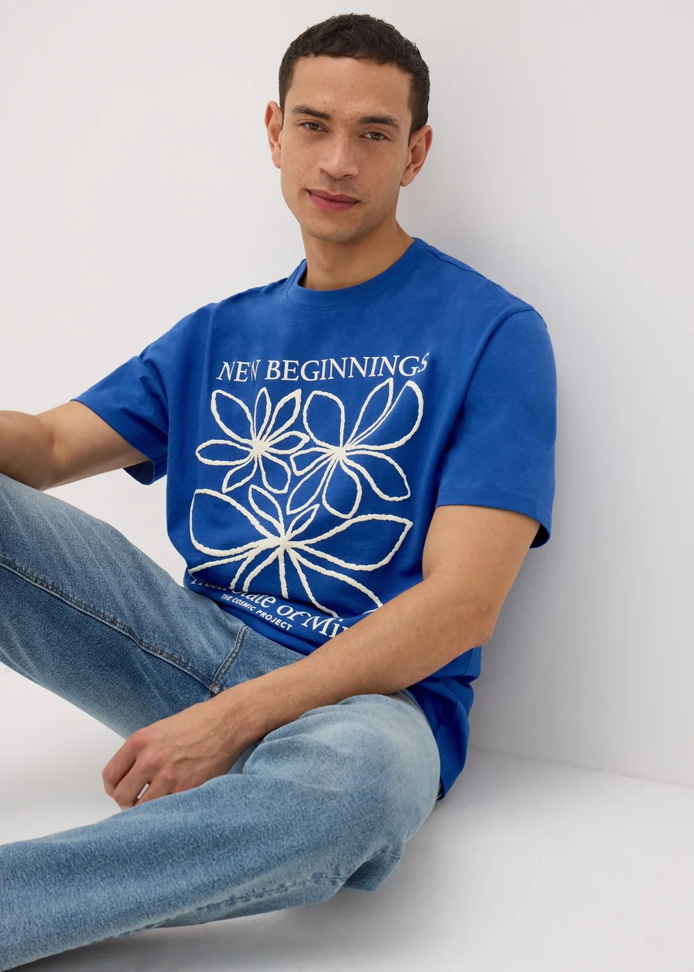 Blue New Beginnings T-Shirt - S Image 1