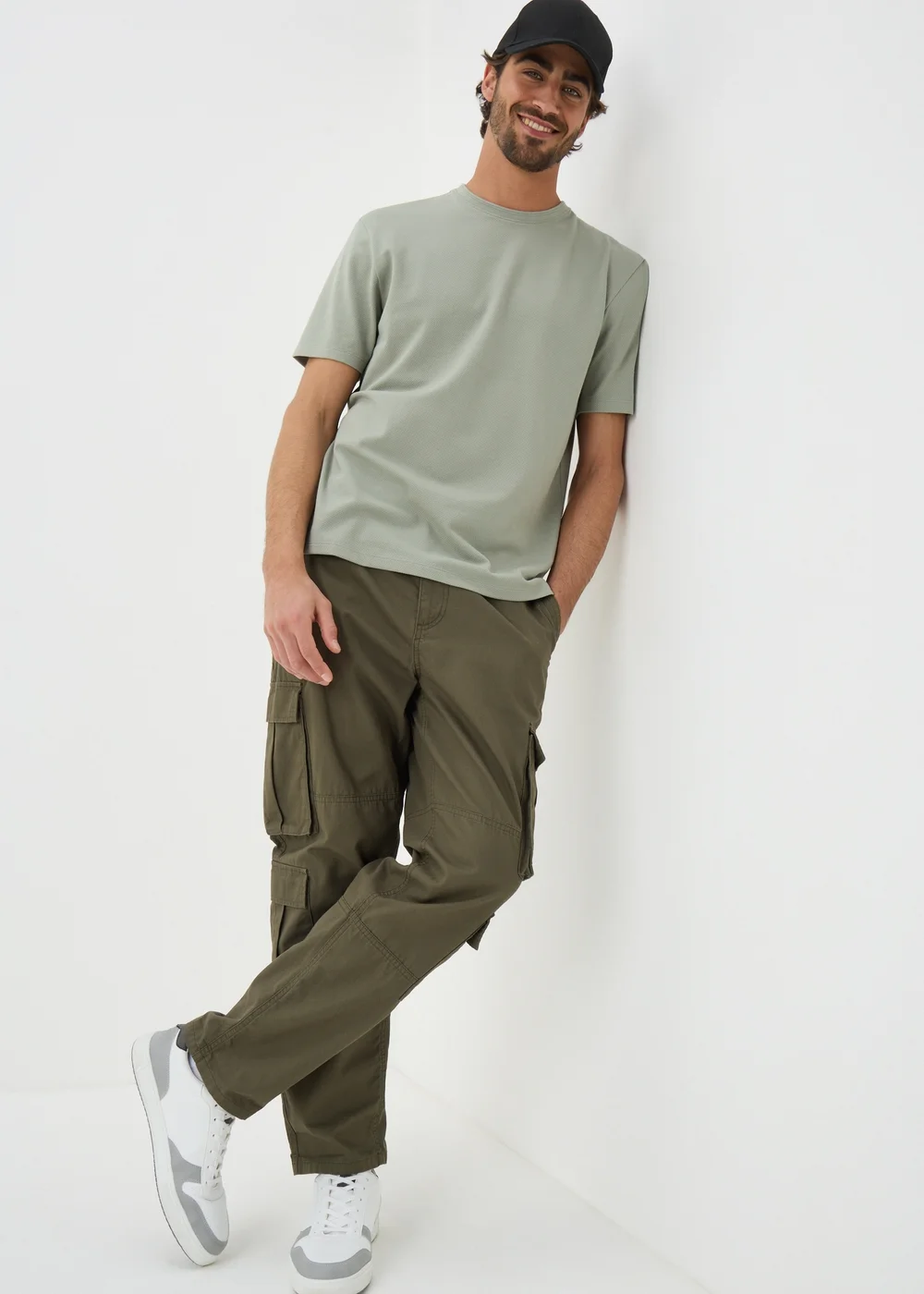 Sage Textured T-Shirt - S Image 2