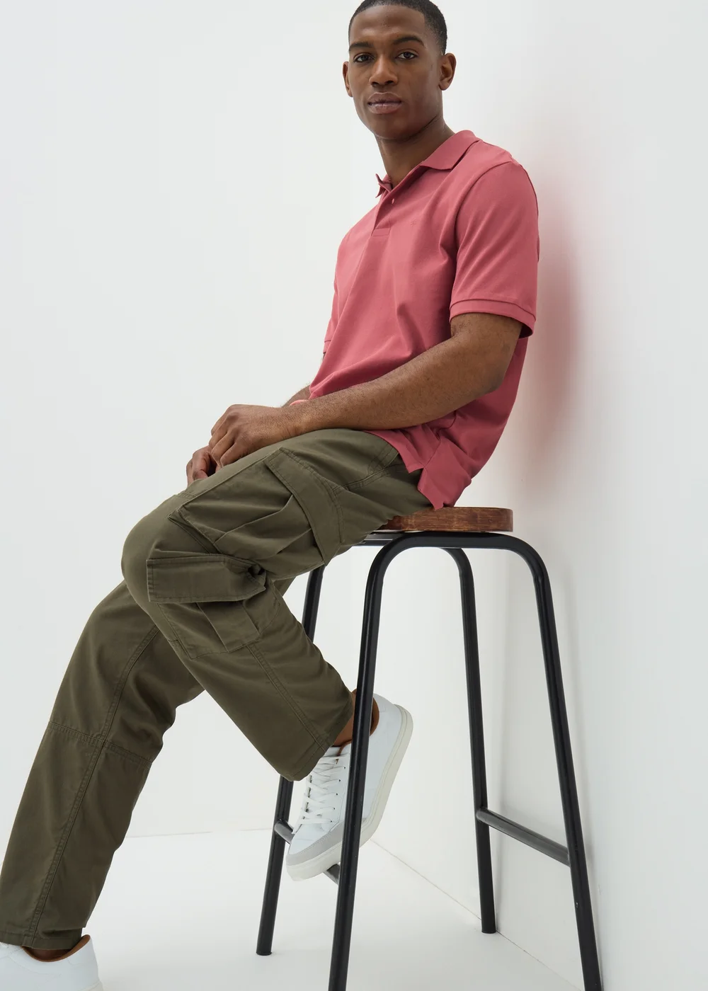 Coral Polo Shirt - S Image 1