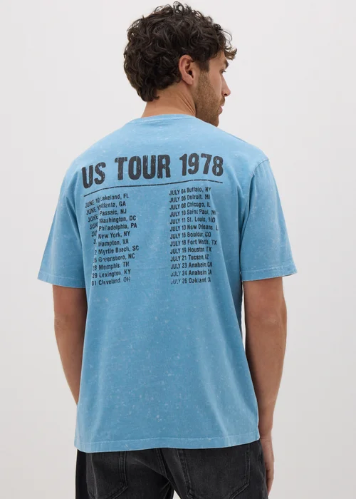 Rolling Stones Blue Graphic T-Shirt - S Image 2