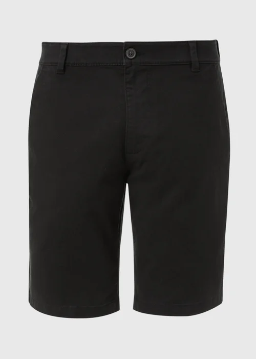 Black Straight Fit Chino Shorts - 30 Image 3