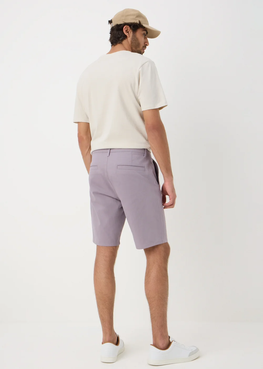 Lilac Straight Fit Chino Shorts - 30 Image 3