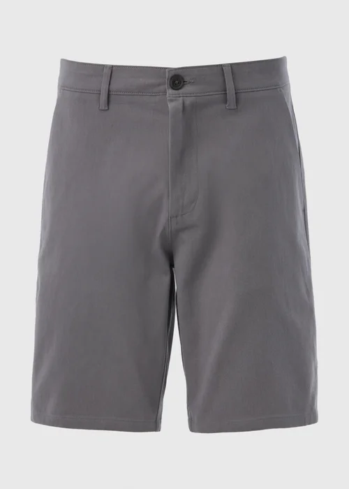 Grey Straight Fit Chino Shorts - 30 Image 4