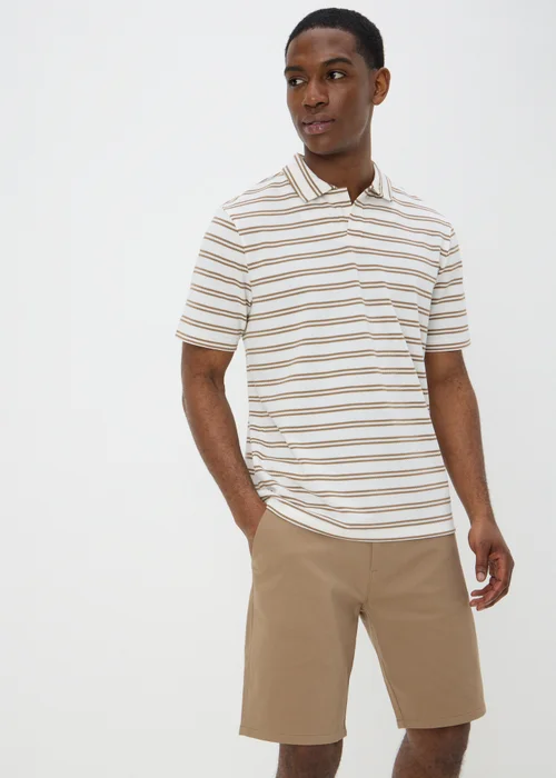 Dark Stone Straight Fit Chino Shorts - 30 Image 2