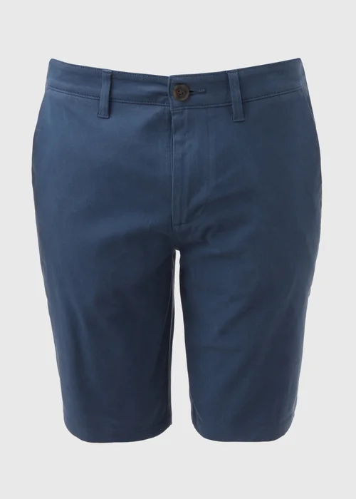 Navy Slim Chino Shorts - 30 Image 3