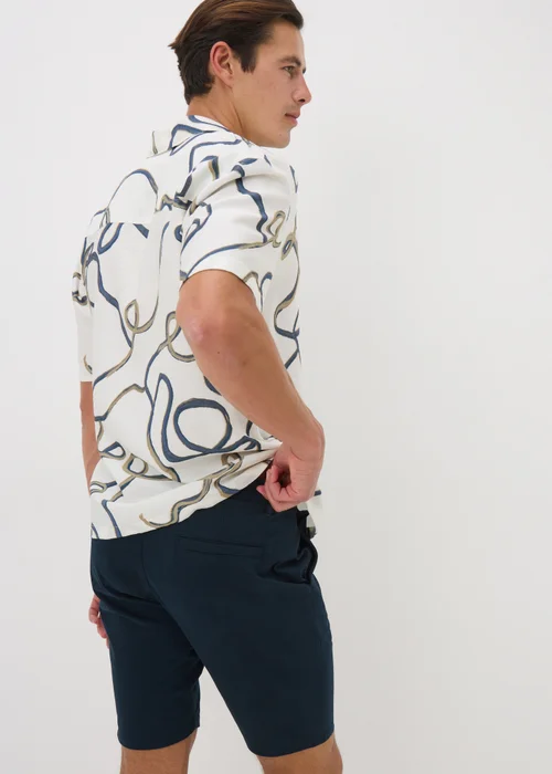 Navy Slim Chino Shorts - 30 Image 2
