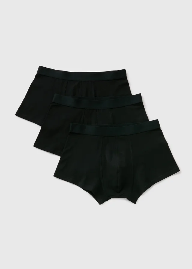 3 Pack Black Hipsters