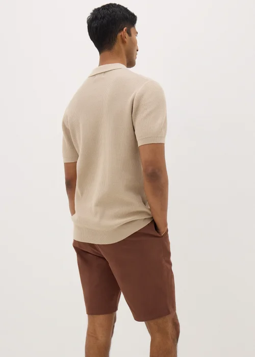 Rust Slim Fit Chino Shorts - 30 Image 3