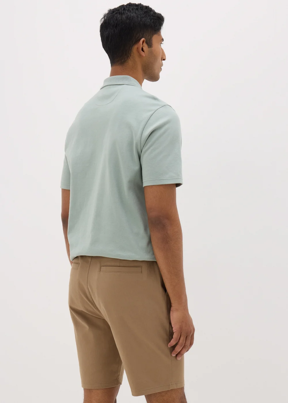 Dark Stone Slim Fit Chino Shorts - 30 Image 3