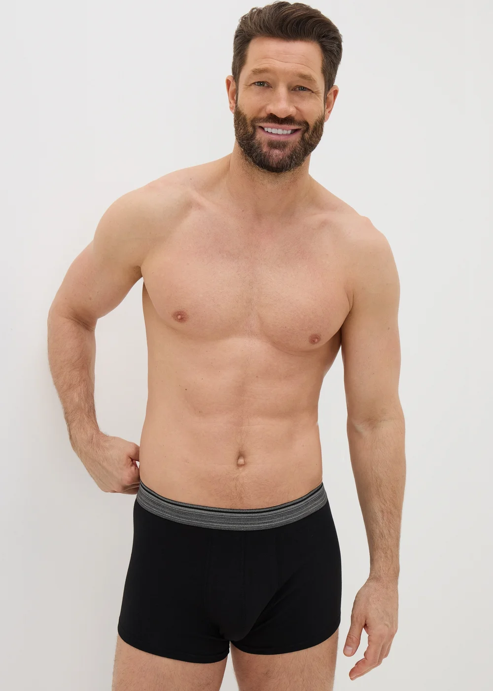 5 Pack Plain Black Hipsters - XS Image 2