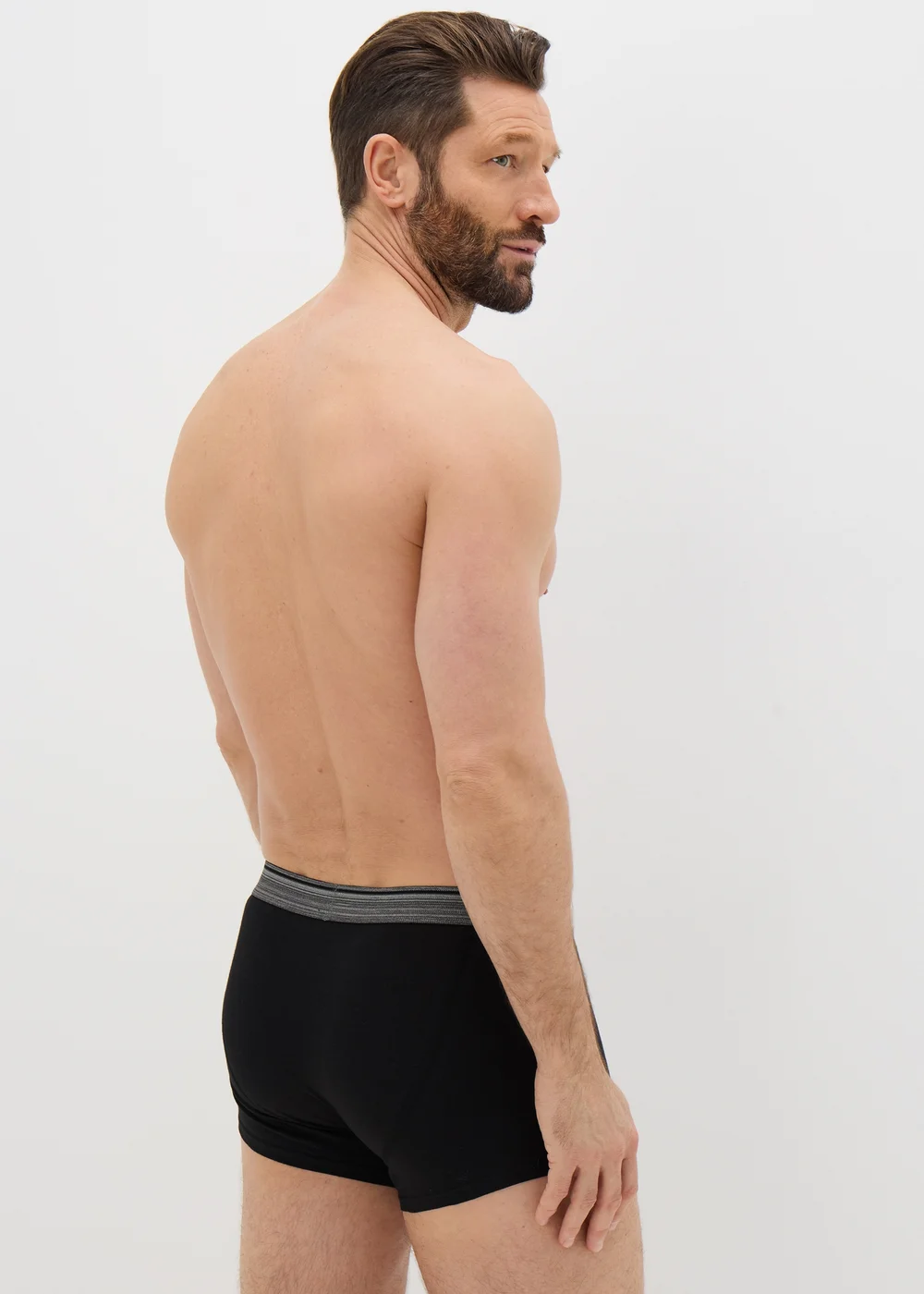 5 Pack Plain Black Hipsters - XS Image 3