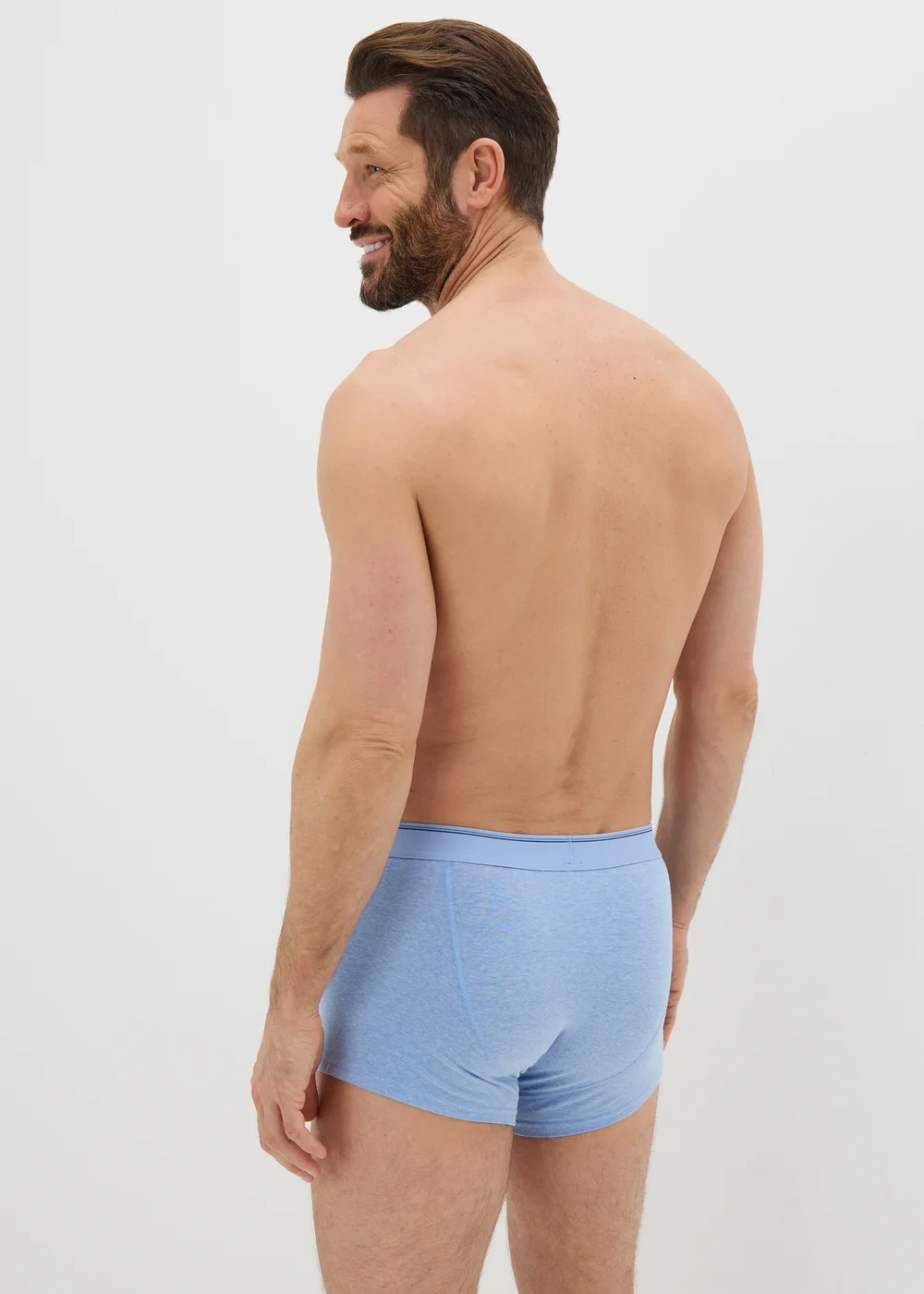 5 Pack Blue Hipster Boxers - XXXL Image 2