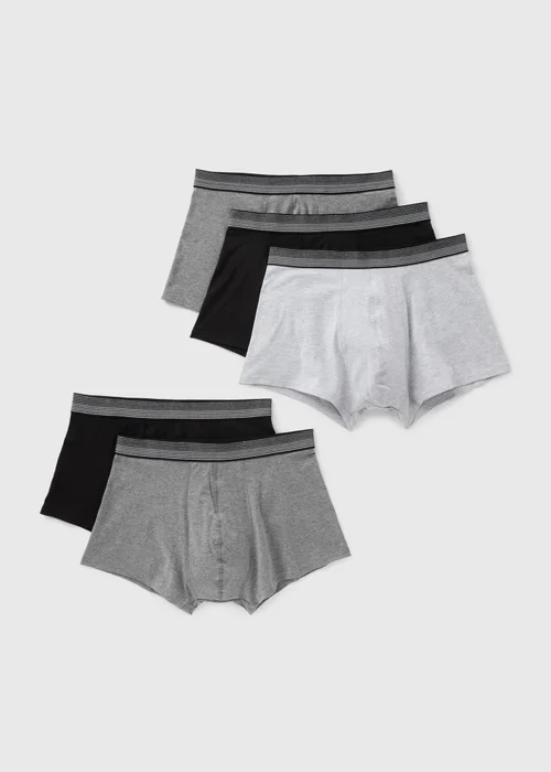 5 Pack Grey Hipsters - XS Image 1