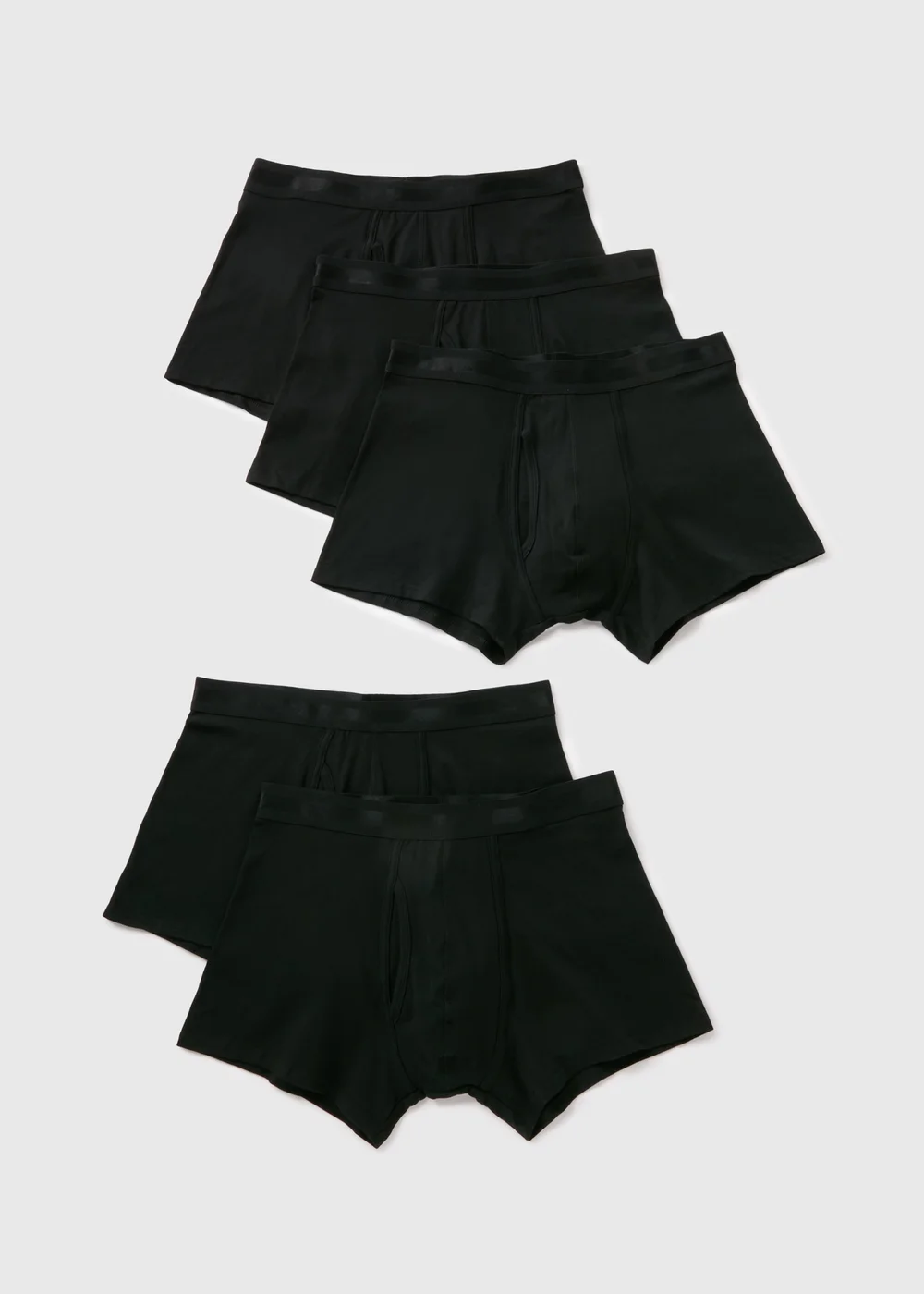 5 Pack Black Trunks - XS Image 1