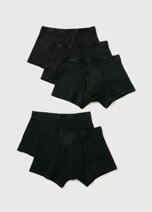 5 Pack Black Trunks - XS Image 1