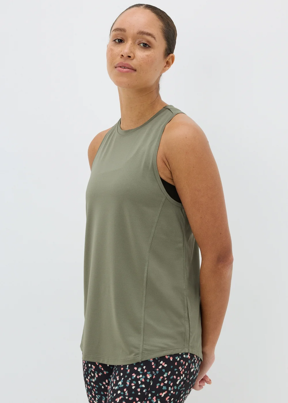 Souluxe Khaki Vest Top - S Image 2