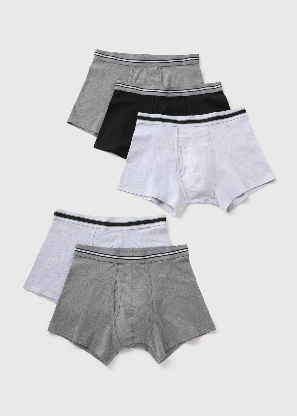 5 Pack Multicolour Keyhole Boxers - XS Image 1