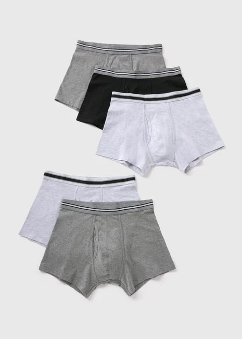 5 Pack Multicolour Keyhole Boxers - XS Image 1