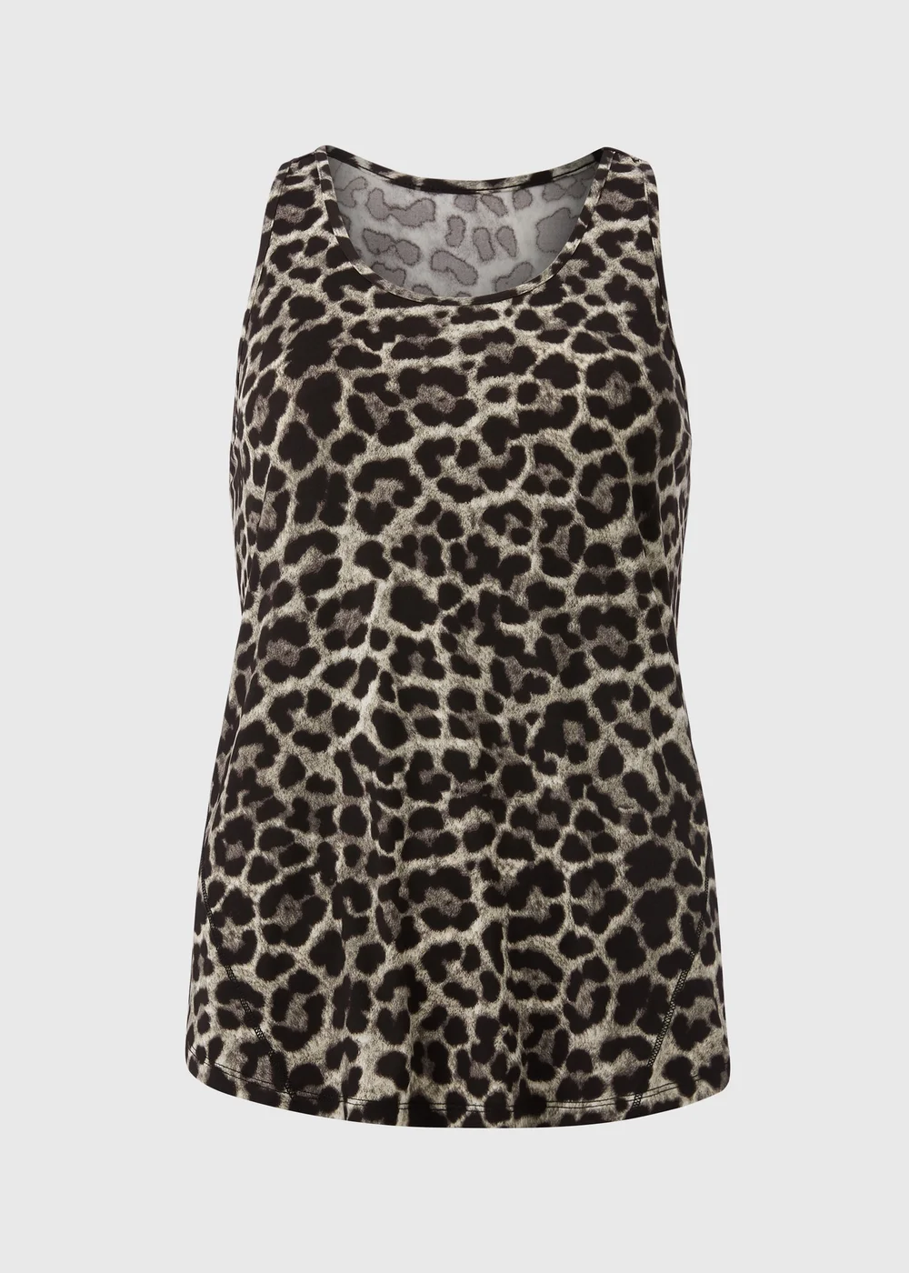 Souluxe Brown Leopard Vest Top - S Image 4