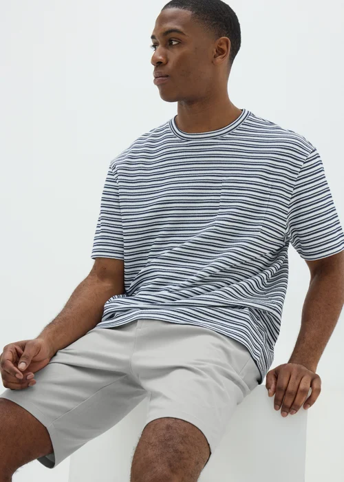 Ice Grey Slim Fit Chino Shorts - 30 Image 2