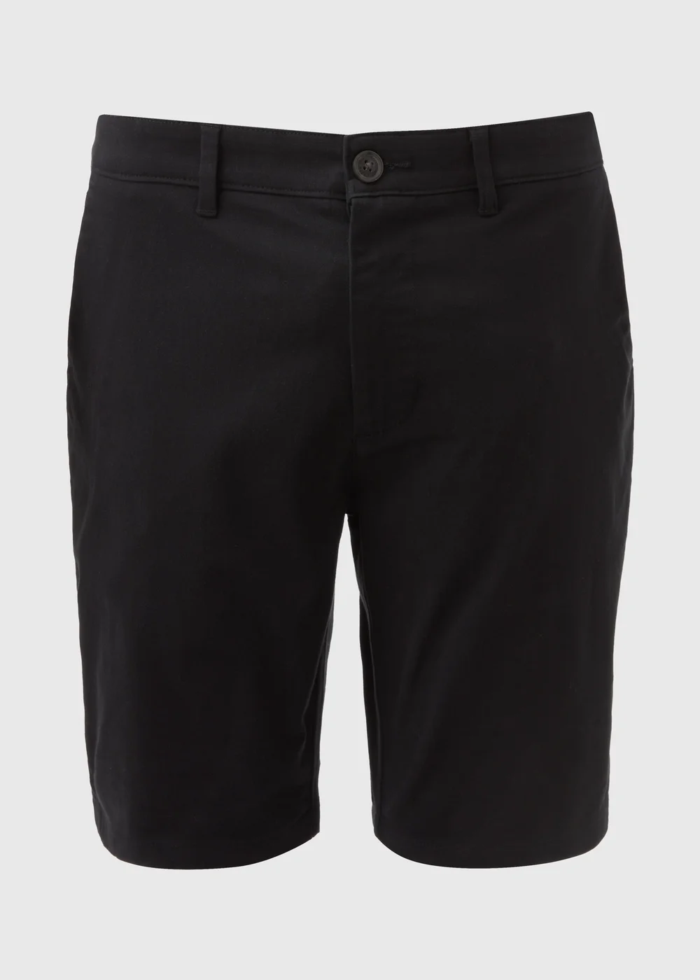 Black Slim Fit Chino Shorts - 30 Image 4