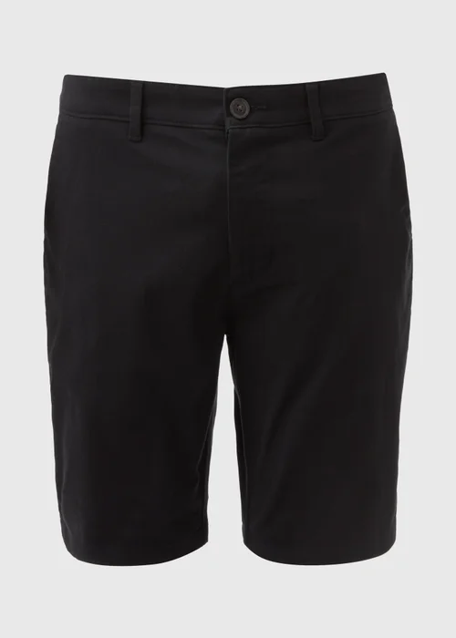 Black Slim Fit Chino Shorts - 30 Image 4